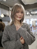 ヨー(Yoh-)&nbsp;【ミディアムウルフ/中里千尋】ウルフ/レイヤー/顔周り