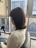 ヘアメイク デザート(HAIR MAKE DESART) 木村法子【くびれ外ハネウルフ×ミルクティー】