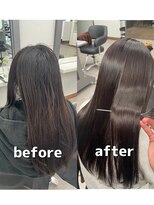 ガルボヘアー 桟橋店(garbo hair)&nbsp;オイルカラー 艶髪 まとまり髪