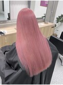 イメチェン/ホワイトブロンド/外ハネボブ/ワイドバング/渋谷