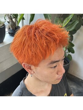 ビーテックバイゼン(B TECH by Zen) オレンジスパイキーショート