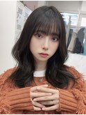 【kumu】 ミディアム/顔周りカット/おくれ毛レイヤー/栄/名古屋