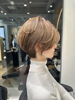 ロンドエニカ 大宮(Lond enika) ミニウルフレイヤーカット顔周りカット前髪カットショート/大宮