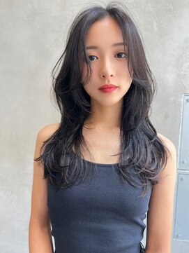 エース (ACE) ACE横浜　暗めグレージュカラー×顔まわりレイヤー