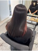 髪質改善カラー＋インナーカラー
