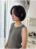 大人ショートパーマボブ