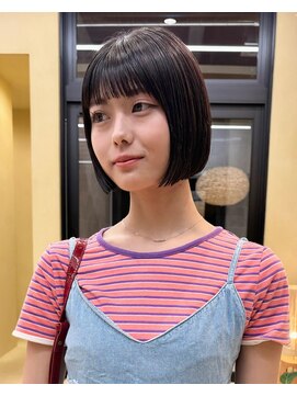 スニュウ(snuw) (snuw_hotaru)レイヤーボブマロンベージュラベンダーミルクティ