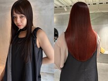 『人気No.4』open記念限定！【care color】カット＋ケアカラー＋髪質改善トリートメント ￥18,000