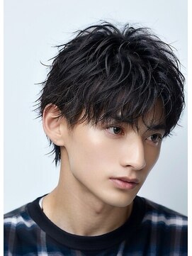 サンティエ 中央駅店(scintiller) 波巻きスパイラルパーママッシュショート無造作パーマ刈り上げ