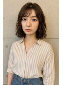 #磐田　大人ナチュラルボブパーマ