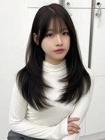 アマトウキョウスマートサロン(AMA TOKYO×Smart Salon) くびれレイヤー/顔まわりカット/レイヤーカット/小顔ヘア