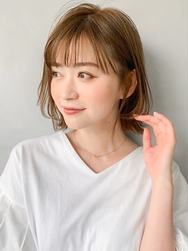 キリ 表参道(kyli) うるツヤ美髪結べるボブシースルーバングセミディ#210g0108