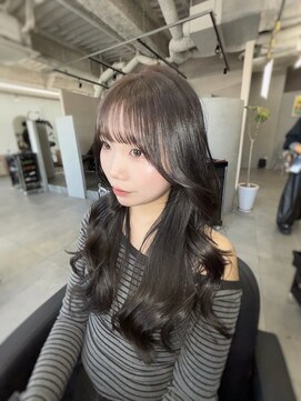 ジエクト カナウ(The Ect canow) ハッシュカット/韓国巻き/バタフライレイヤー/ダークアッシュ