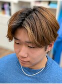 流れるセンターパート