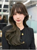 韓国風レイヤーカット顔まわりくびれオルチャン堀江