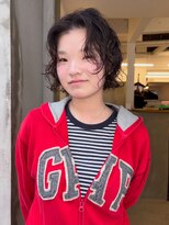 トナリ(tonari)&nbsp;前髪なしボブパーマ
