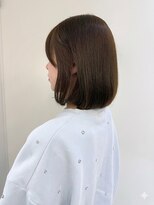 ジーナ 渋谷駅前(Zina) オリーブベージュ×ボブ