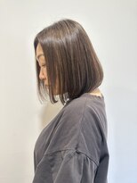 ヘアースタジオ ゼン カロン(Hair studio Zen kalon) ひし形レイヤーボブ/地毛ハイライト/ハッシュカット30代40代50代