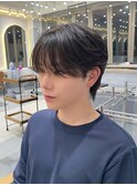 【二瓶菜月】韓国風毛流れ２wayマッシュダウンパーマ