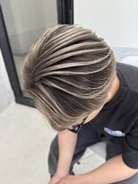 エゴル オム 名古屋栄(ENGOL homme)&nbsp;ホワイトグレージュバレイヤージュ/バレイヤージュ