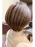 ショートボブ【eon】大人女性、白髪、マイナス6歳ヘア