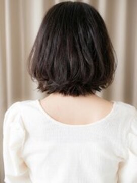 カバーヘア ブリス 志木南口駅前店(COVER HAIR bliss) 黒髪Aラインハッシュウルフ小顔外ハネくびれボブディ30代40代V