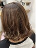 お悩み複数な大人女性へ カット+白髪ぼかしホイル12枚+髪質改善ケラチンTR