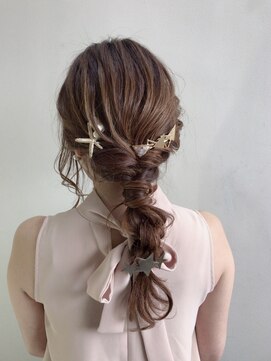 スヴァーゴ ヘアー svago hair 編みおろしアレンジ