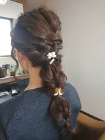 編み下ろし_簡単アレンジヘアアレンジ