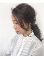 ジジ フルアヘッド(Gigi fullahead)&nbsp;シンプルローポニーアレンジ