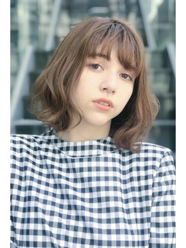 クーエフー(coo et fuu) キュートな前髪にフリンジウェーブボブ♪藤沢2