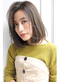 透明感カラー×大人女子ワンレンボブ★★