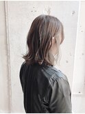 【RICCA aya】ミントベージュ×グレージュフェイスフレーミング