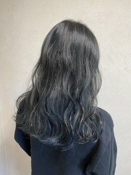 アジールヘア 東上野店(agir hair) グレーブルー【上野 イルミナカラー】