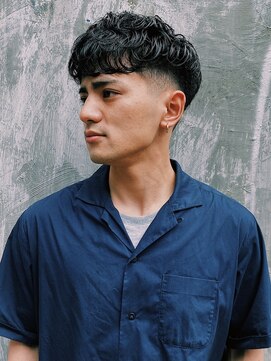 ケシキ大名(keshiki) ローフェードメンズショートパーマ/keshiki 大名