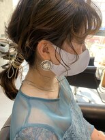 アルモ ヘア フア 東静岡(ALMO hair HUA)&nbsp;結婚式ポニーテールヘアアレンジ
