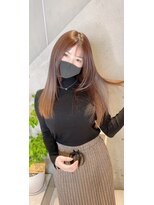 アフィーロ(ACHFILO)&nbsp;艶感ストレート　髪質改善トリートメント艶感ロング前髪エクステ