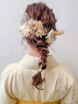 ベルビアンカ(Belle BIANCA) Belle BIANCA 成人式/卒業式/和装ヘアアレンジ/水引/金箔 byOrie