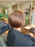 12月　冬こそ明るめショートボブ
