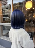 ネイビーカラー/ブルーブラック