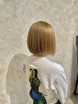 グリッター 泉中央店(GRITTERs)&nbsp;フォギーベージュ×コンパクトボブ