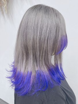 ダンクレスト(Daan Crest) 【裾カラー】×【パープル】