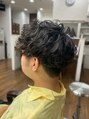 ストロー 鴨宮店(Straw)&nbsp;刈り上げマッシュ×ゆるめパーマ!パーマの動きの遊び感がPoint!