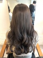 ベルベットオンザビーチ 表参道 原宿(Velvet on the Beach)&nbsp;サラ艶ロンググレージュハイライトカラー