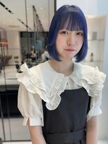 キーン 吉祥寺店(keen)&nbsp;《アイカワ》ネイビーブルー×ボブ