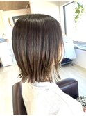 切りっぱなしボブ