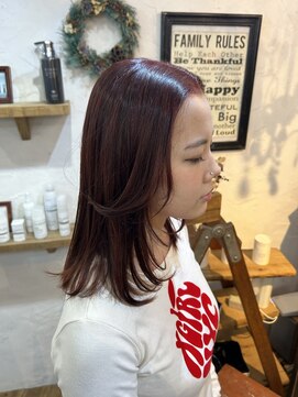 ワン エイティー ディグリース 恵比寿(180°One Eighty Degrees.) ハイトーンカラーミルクティーベージュブリーチダブルカラー