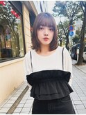 大人かわいい似合わせカット小顔前髪ミディアムレイヤー