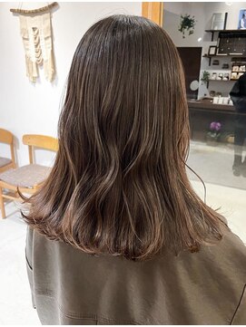 ドレス(DRESS) 透け感ブラウン×韓国style