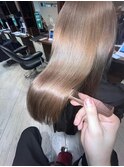 髪質改善カラーで艶々の髪へ